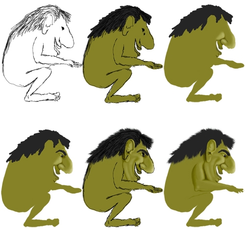 Creation of Troll: Step 1